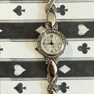 VINTAGE 1980'S JACKLYN SMITH MARCANSITE WATCH